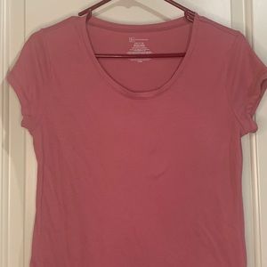 pink no boundaries simple top